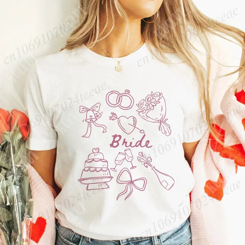 Bride & Bridesmaid T-Shirt | Hen Party & Bachelorette Tee - Image 3