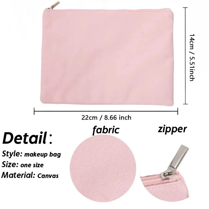 Bride & Team Bride Makeup Bag – Lightweight Hen Party Cosmetic Pouch - Image 5
