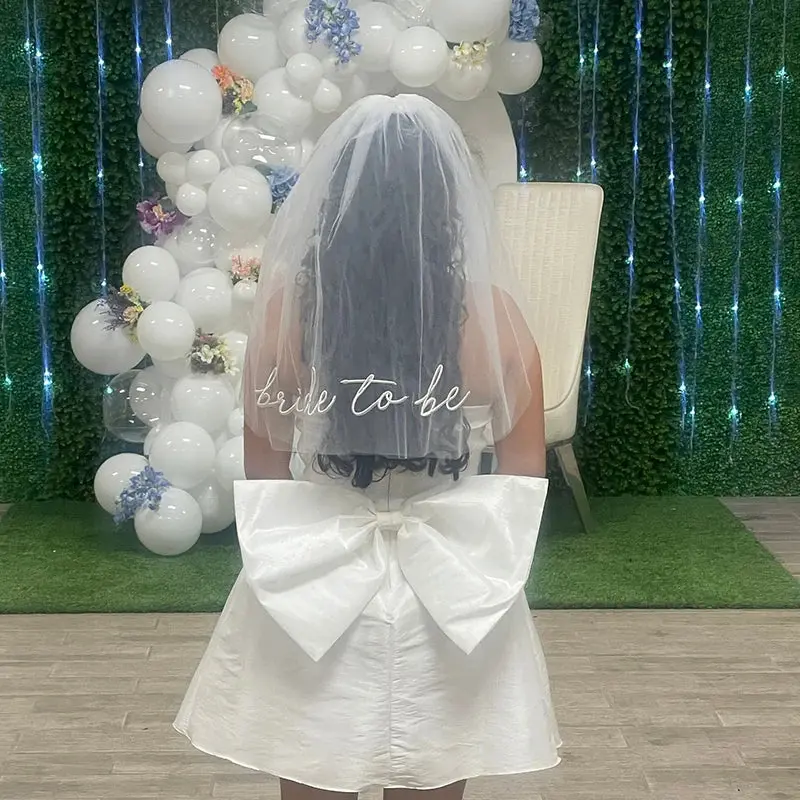 Bride to Be Embroidered Headband - Image 5