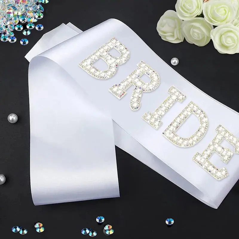 Bride to Be Rhinestone Sash - Image 3