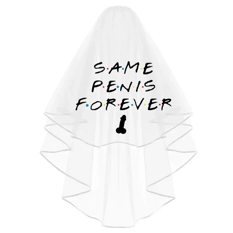 “Same Penis Forever” Bride Veil - Image 3