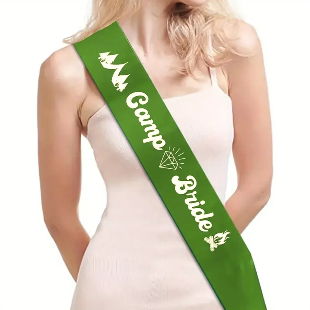 Camp Bride Satin Sash - Image 2