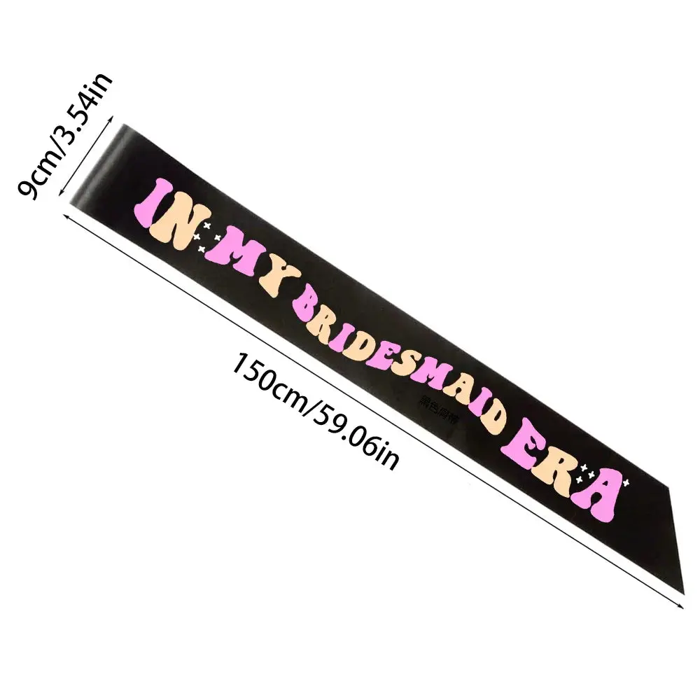 In My Bride Era Sash – Bride & Bridesmaid Hen Party Sashes - Image 2