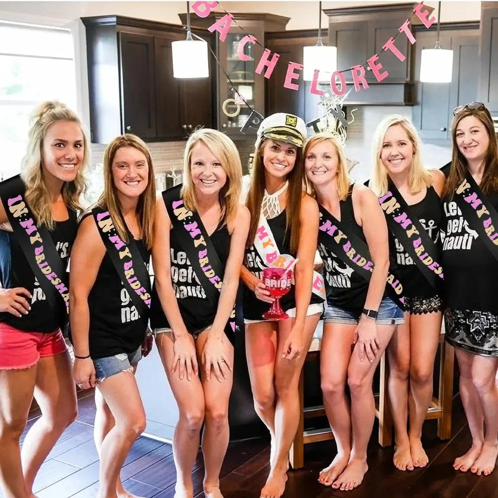 In My Bride Era Sash – Bride & Bridesmaid Hen Party Sashes - Image 5