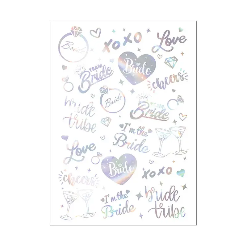 Bridal Temporary Tattoo Stickers for Hen Parties - Image 3