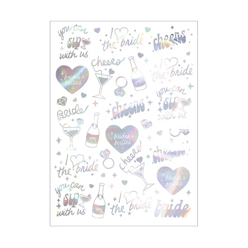 Bridal Temporary Tattoo Stickers for Hen Parties - Image 5