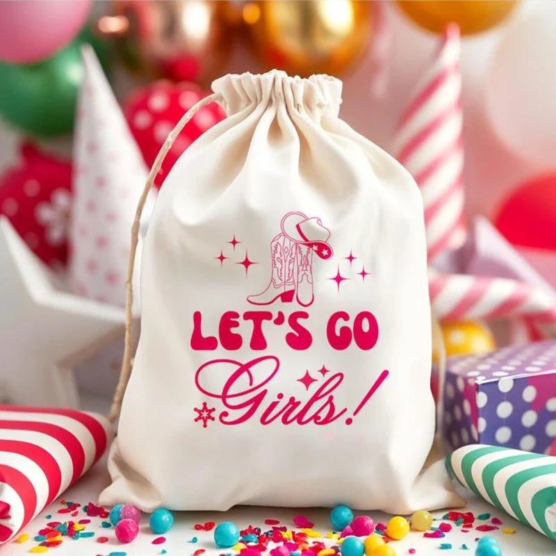 Set of 5 “Let’s Go Girls” Hangover Bags - Image 3
