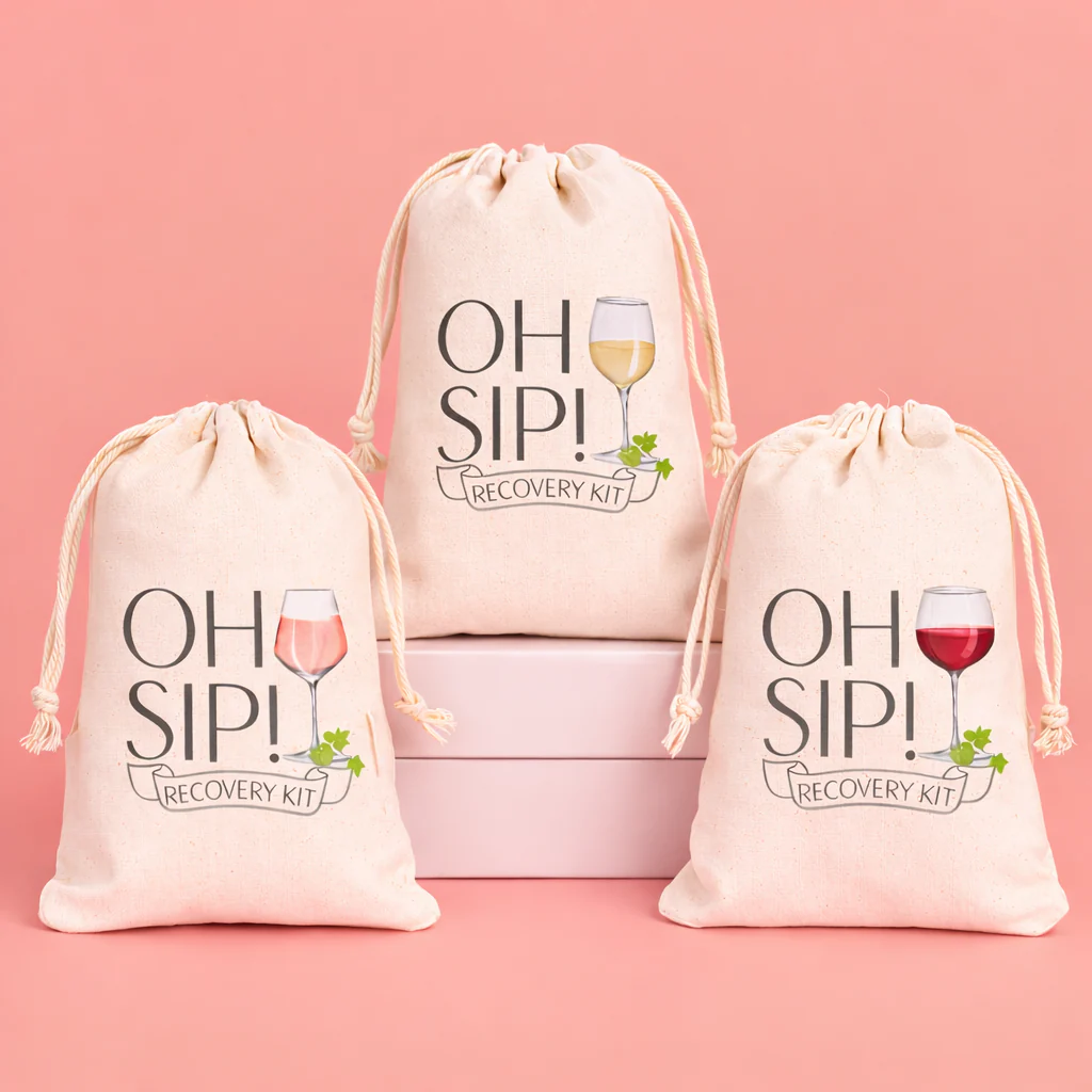 Set of 5 “Oh Sip!” Hangover Bags - Image 2