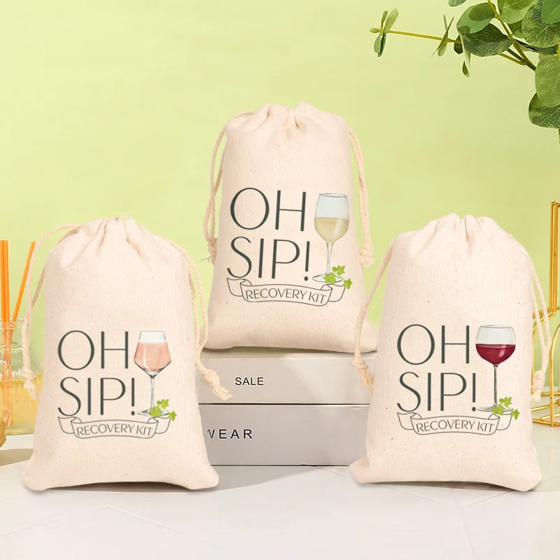 Set of 5 “Oh Sip!” Hangover Bags - Image 3