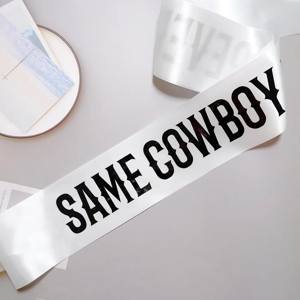 Same Cowboy Forever White Sash - Image 2